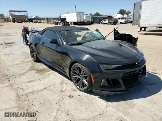2020 Chevrolet Camaro ZL1 with VIN 1G1FJ3D62L0105059, listed as a Copart auction lot 69862534 with 0 mi miles and Salvage Title. Bid and sale history available at carsss.com. Image 10.