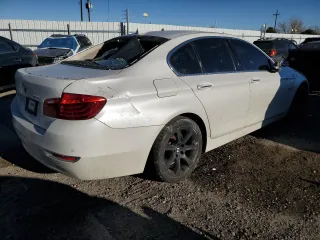 2016 BMW 5 Series 528i with VIN WBA5A5C59GG353844, listed as a Copart auction lot 47310545 with 76,695 mi miles and Salvage Title. Bid and sale history available at carsss.com. Image 3.