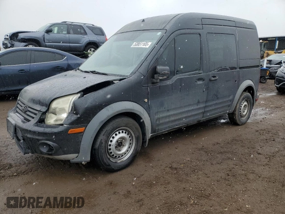 2010 Ford Transit Connect XLT z VIN NM0KS9BN5AT032732, wystawiony jako Copart lot #53851165 z przebiegiem 229 512 mil mil oraz Szkoda całkowita • Salvage title. Historia ofert i sprzedaży dostępna na DreamBid. Obrazek 1.