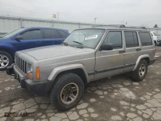 2000 Jeep Cherokee Police with VIN 1J4FF48S8YL181942, listed as a Copart auction lot 80325244 with 153,497 mi miles and Salvage Title. Bid and sale history available at carsss.com. Image 1.