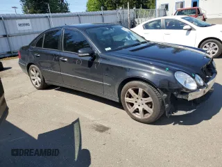 2007 Mercedes-Benz E 350 with VIN WDBUF56X37B018457, listed as a Copart auction lot 54851835 with 133,298 mi miles and Salvage Title. Bid and sale history available at carsss.com. Image 4.
