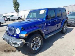 2018 Jeep Wrangler Unlimited Sahara z VIN 1C4HJXEG2JW211116, wystawiony jako IAAI lot #42250718 z przebiegiem 67 771 mil mil oraz . Historia ofert i sprzedaży dostępna na DreamBid. Obrazek 6.