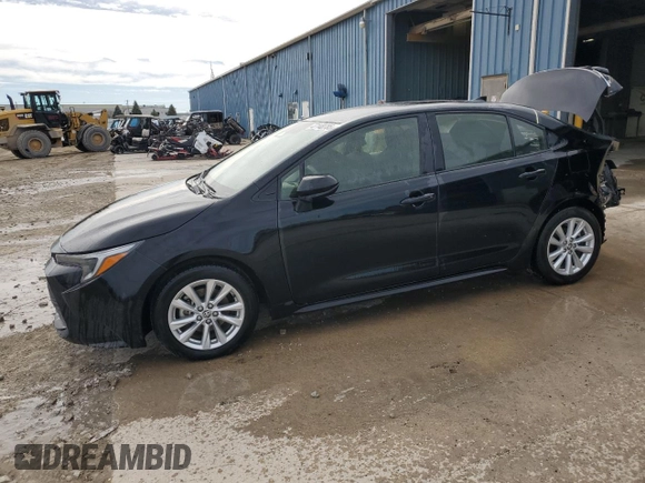 2023 Toyota Corolla Hybrid LE with VIN JTDBCMFE2P3007440, listed as a Copart auction lot 47140785 with 20,620 mi miles and Salvage Title. Bid and sale history available at carsss.com. Image 1.