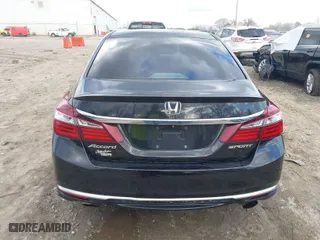 2016 Honda Accord Sedan Sport with VIN 1HGCR2F52GA070879, listed as a IAAI auction lot 41538233 with 195,153 mi miles. Bid and sale history available at carsss.com. Image 16.