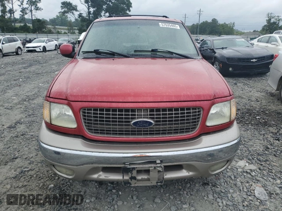 2002 Ford Expedition XLT with VIN 1FMEU17L02LA79716, listed as a Copart auction lot 57635465 with 230,298 mi miles and Salvage title. Bid and sale history available at DreamBid. Image 5.