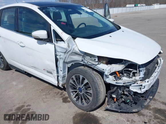 2017 Ford C-Max Energi Titanium with VIN 1FADP5FU4HL101319, listed as a IAAI auction lot 41837912 with 158,536 mi miles. Bid and sale history available at carsss.com. Image 17.