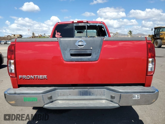 2005 Nissan Frontier LE with VIN 1N6AD06W45C402255, listed as a Copart auction lot 75503734 with 219,934 mi miles and Salvage title. Bid and sale history available at DreamBid. Image 6.