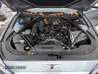2017 Genesis G80 3.8L with VIN KMHGN4JE5HU199290, listed as a Copart auction lot 45320385 with 24,571 mi miles and Salvage Title. Bid and sale history available at DreamBid. Image 11.