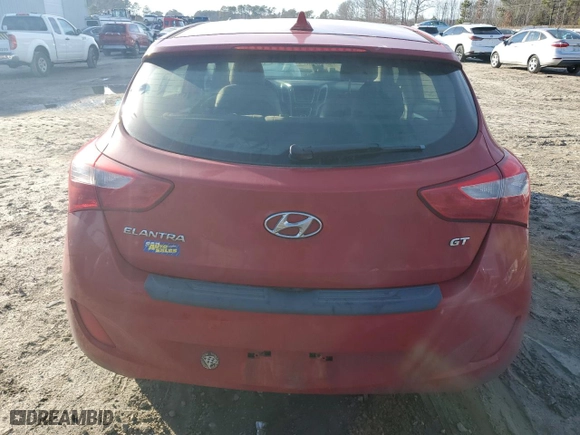 2013 Hyundai Elantra GT with VIN KMHD35LE7DU085202, listed as a Copart auction lot 43261785 with 0 mi miles and Clean Title. Bid and sale history available at carsss.com. Image 6.