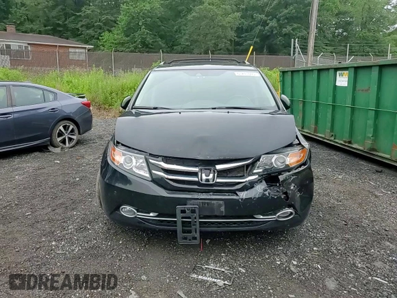 2016 Honda Odyssey Touring Elite with VIN 5FNRL5H90GB061827, listed as a Copart auction lot 61271695 with Not provided miles and Salvage title. Bid and sale history available at DreamBid. Image 14.
