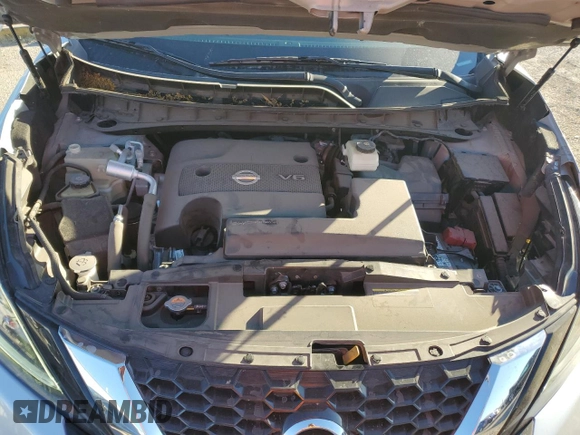 2022 Nissan Murano SL with VIN 5N1AZ2CJ6NC117416, listed as a Copart auction lot 86706434 with 21,859 mi miles and Salvage Title. Bid and sale history available at carsss.com. Image 11.