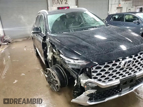 2022 Hyundai Santa Fe Limited with VIN 5NMS4DAL8NH386932, listed as a Copart auction lot 47879365 with 39,766 mi miles and Salvage Title. Bid and sale history available at carsss.com. Image 14.
