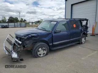 1999 Chevrolet Suburban z VIN 1GNFK16R4XJ454912, wystawiony jako Copart lot #56715315 z przebiegiem 144 782 mil mil oraz Szkoda całkowita • Salvage title. Historia ofert i sprzedaży dostępna na DreamBid. Obrazek 1.