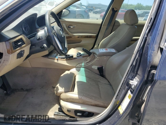 2007 BMW 3 Series 335i with VIN WBAVB73587PA86238, listed as a Copart auction lot 58517825 with Not provided miles and Salvage title. Bid and sale history available at DreamBid. Image 7.