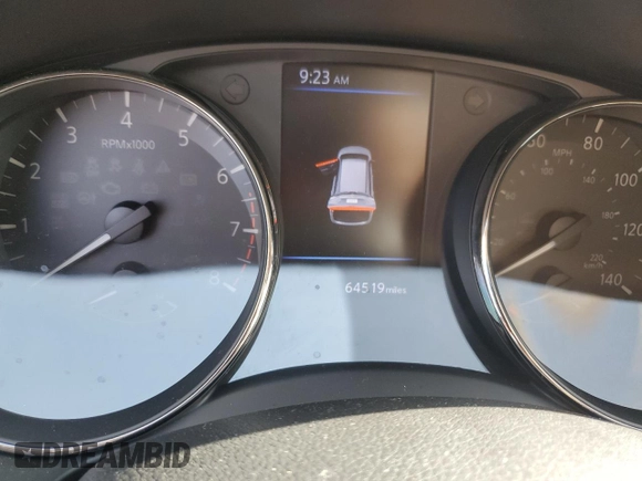 2018 Nissan Rogue SV with VIN KNMAT2MT7JP580223, listed as a Copart auction lot 53661485 with 64,519 mi miles and Salvage Title. Bid and sale history available at carsss.com. Image 9.