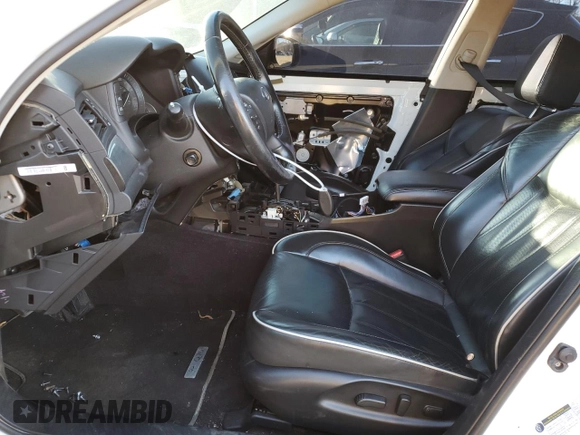 2018 Infiniti Q70 Luxe with VIN JN1BY1PR8JM370296, listed as a Copart auction lot 80748364 with Not provided miles and Salvage title. Bid and sale history available at DreamBid. Image 7.