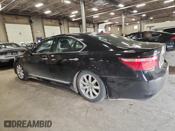 2009 Lexus LS 460 z VIN JTHCL46F995003646, wystawiony jako Copart lot #58936785 z przebiegiem 208 746 mil mil oraz Szkoda całkowita • Salvage title. Historia ofert i sprzedaży dostępna na DreamBid. Obrazek 2.