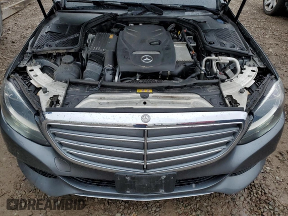 2017 Mercedes-Benz C 300 with VIN 55SWF4KB4HU198978, listed as a Copart auction lot 53070045 with Not Provided miles and Clean Title. Bid and sale history available at carsss.com. Image 11.