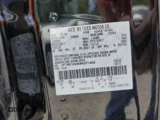 2008 Ford F-150 XL z VIN 1FTRF12W68KD71452, wystawiony jako Copart lot #63495795 z przebiegiem 109 182 mil mil oraz Szkoda całkowita • Salvage title. Historia ofert i sprzedaży dostępna na DreamBid. Obrazek 12.