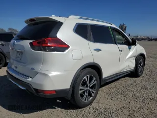 2017 Nissan Rogue S with VIN 5N1AT2MT5HC848232, listed as a Copart auction lot 52827485 with 76,005 mi miles and Salvage Title. Bid and sale history available at carsss.com. Image 3.