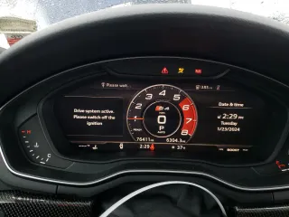 2019 Audi S4 Premium Plus with VIN WAUB4AF42KA116727, listed as a Copart auction lot 38506674 with 76,411 mi miles. Bid and sale history available at carsss.com. Image 9.