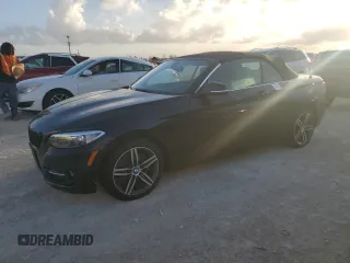 2017 BMW 2 Series 230i with VIN WBA2K9C3XHV647644, listed as a Copart auction lot 78457414 with 36,268 mi miles and Salvage Title. Bid and sale history available at carsss.com. Image 1.