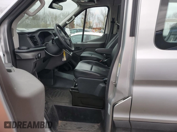 2021 Ford Transit Passenger XL with VIN 1FDZK1C82MKA81226, listed as a Copart auction lot 76893224 with 22,679 mi miles and Salvage Title. Bid and sale history available at DreamBid. Image 7.