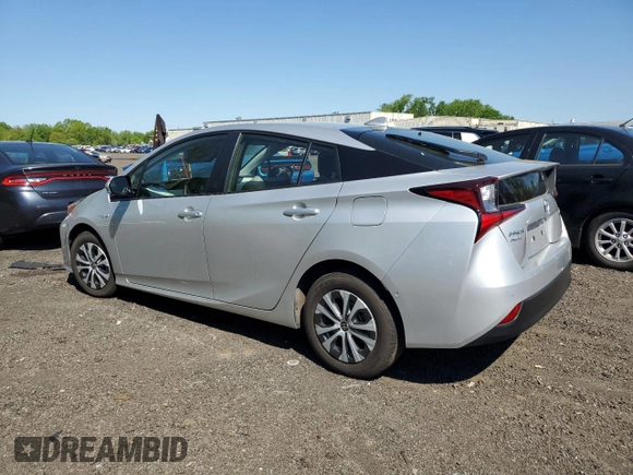 2019 Toyota Prius LE with VIN JTDL9RFU7K3002024, listed as a Copart auction lot 56579145 with 18,019 mi miles and Salvage Title. Bid and sale history available at DreamBid. Image 2.