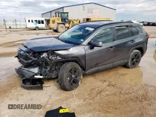 2021 Toyota RAV4 XLE with VIN 2T3P1RFVXMC179377, listed as a Copart auction lot 59582125 with 79,013 mi miles and Salvage title. Bid and sale history available at DreamBid. Image 1.