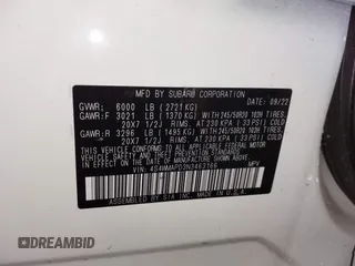 2022 Subaru Ascent Limited z VIN 4S4WMAPD3N3463166, wystawiony jako IAAI lot #42155991 z przebiegiem 44 791 mil mil oraz . Historia ofert i sprzedaży dostępna na DreamBid. Obrazek 9.