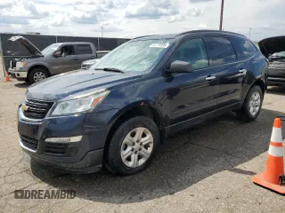 2016 Chevrolet Traverse LS z VIN 1GNKRFED1GJ286515, wystawiony jako Copart lot #54179285 z przebiegiem Nie podano mil oraz Czysty tytuł • Clean title. Historia ofert i sprzedaży dostępna na DreamBid. Obrazek 1.