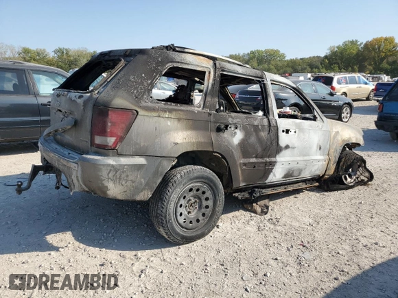 2007 Jeep Grand Cherokee Limited with VIN 1J8HR58P47C657246, listed as a Copart auction lot 74973104 with Not provided miles and Salvage title. Bid and sale history available at DreamBid. Image 3.