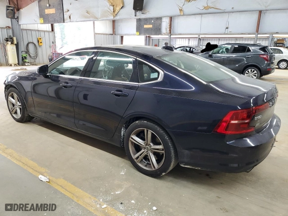 2017 Volvo S90 Momentum with VIN YV1102AK2H1008259, listed as a Copart auction lot 70312414 with 90,625 mi miles and Salvage Title. Bid and sale history available at carsss.com. Image 2.