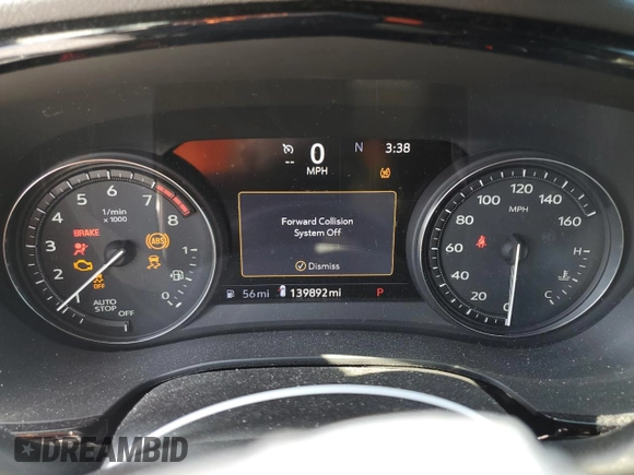 2020 Cadillac XT5 Premium Luxury FWD with VIN 1GYKNCRS5LZ125912, listed as a Copart auction lot 53379935 with 139,892 mi miles and Non Repairable. Bid and sale history available at carsss.com. Image 9.