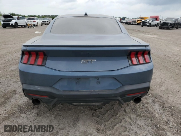 2024 Ford Mustang GT with VIN 1FA6P8CF9R5422018, listed as a Copart auction lot 53167825 with Not provided miles and Salvage title. Bid and sale history available at DreamBid. Image 6.