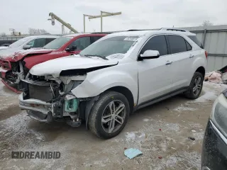 2016 Chevrolet Equinox LTZ z VIN 2GNFLGEK7G6206834, wystawiony jako Copart lot #45348815 z przebiegiem 123 267 mil mil oraz Szkoda całkowita • Salvage title. Historia ofert i sprzedaży dostępna na DreamBid. Obrazek 1.