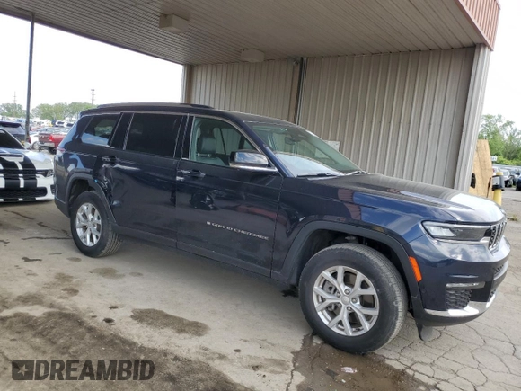 2023 Jeep Grand Cherokee Limited с VIN 1C4RJKBG0P8777073, выставлен на аукционе Copart как лот 57216465 с пробегом 28 734 миль миль и Списание • Salvage title. История ставок и продаж доступна на DreamBid. Изображение 4.