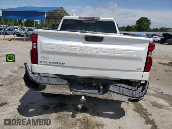 2021 Chevrolet Silverado 1500 LT with VIN 3GCPWCED9MG329663, listed as a Copart auction lot 53693365 with 89,098 mi miles and Salvage Title. Bid and sale history available at DreamBid. Image 6.