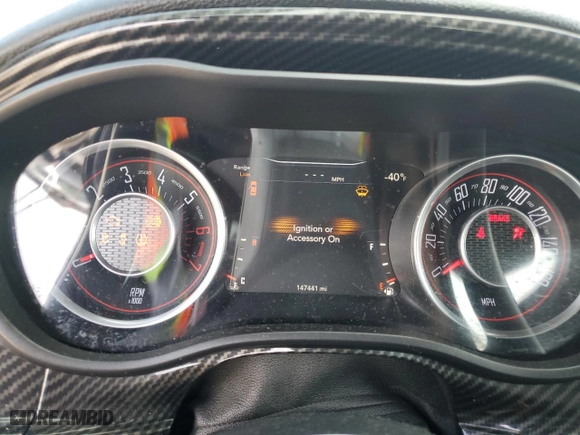 2015 Dodge Challenger R/T with VIN 2C3CDZAT9FH718735, listed as a Copart auction lot 50358175 with 147,441 mi miles and Salvage Title. Bid and sale history available at carsss.com. Image 9.