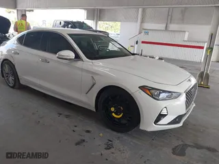 2020 Genesis G70 2.0T with VIN KMTG64LA2LU062524, listed as a IAAI auction lot 40797141 with 54,183 mi miles. Bid and sale history available at carsss.com. Image 1.