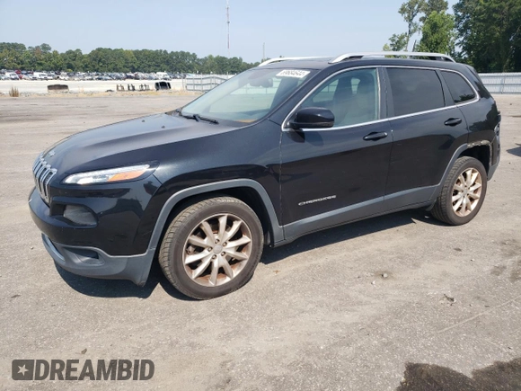 2016 Jeep Cherokee Limited with VIN 1C4PJLDB0GW136788, listed as a Copart auction lot 69684644 with 126,039 mi miles and Salvage title. Bid and sale history available at DreamBid. Image 1.