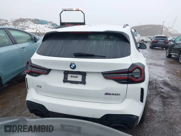 2023 BMW X3 M40i with VIN 5UX83DP07P9S24703, listed as a IAAI auction lot 41546870 with 27,127 mi miles and . Bid and sale history available at DreamBid. Image 16.