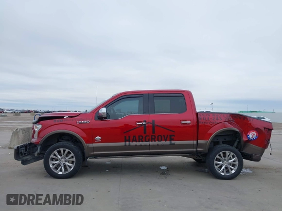 2016 Ford F-150 XLT with VIN 1FTEW1EG5GFD54832, listed as a IAAI auction lot 41629884 with 120,115 mi miles. Bid and sale history available at carsss.com. Image 15.