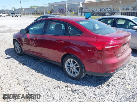 2016 Ford Focus SE with VIN 1FADP3F20GL378468, listed as a IAAI auction lot 41995342 with 59,075 mi miles. Bid and sale history available at carsss.com. Image 3.