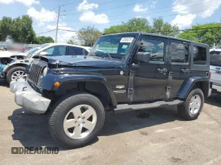 2008 Jeep Wrangler Unlimited Sahara with VIN 1J4GA59178L501668, listed as a Copart auction lot 63586375 with 213,562 mi miles and Clean title. Bid and sale history available at DreamBid. Image 1.