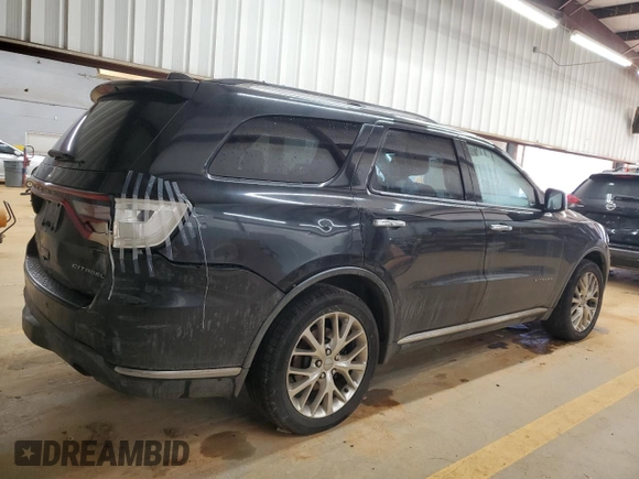 2014 Dodge Durango Citadel with VIN 1C4RDHEG9EC381319, listed as a Copart auction lot 42186505 with 174,104 mi miles and Salvage title. Bid and sale history available at DreamBid. Image 3.