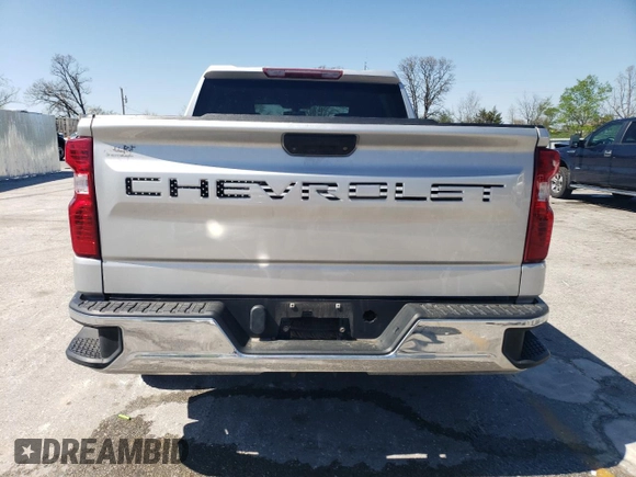 2020 Chevrolet Silverado 1500 LT with VIN 1GCUYDED4LZ226829, listed as a Copart auction lot 53317375 with 104,492 mi miles and Salvage Title. Bid and sale history available at DreamBid. Image 6.