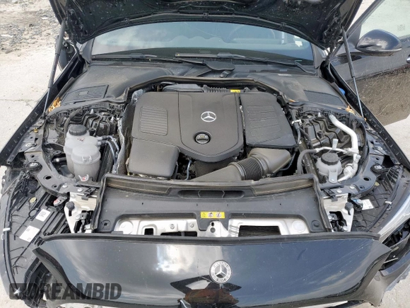 2024 Mercedes-Benz C 300 z VIN W1KAF4GB2RR218022, wystawiony jako Copart lot #51552635 z przebiegiem 7 906 mil mil oraz Szkoda całkowita • Salvage title. Historia ofert i sprzedaży dostępna na DreamBid. Obrazek 12.