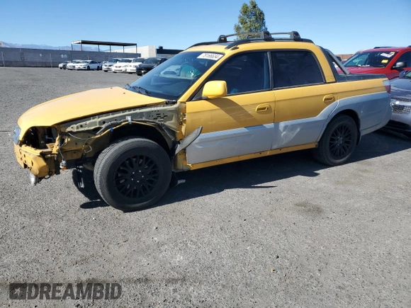 2003 Subaru Baja с VIN 4S4BT61C637107069, выставлен на аукционе Copart как лот 78166634 с пробегом 135 938 миль миль и Списание • Salvage title. История ставок и продаж доступна на DreamBid. Изображение 1.