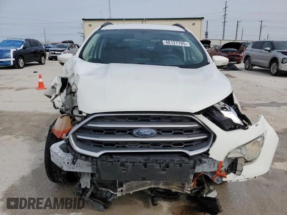 2019 Ford EcoSport SE with VIN MAJ3S2GE4KC267251, listed as a Copart auction lot 48127705 with 39,245 mi miles and Salvage Title. Bid and sale history available at DreamBid. Image 5.